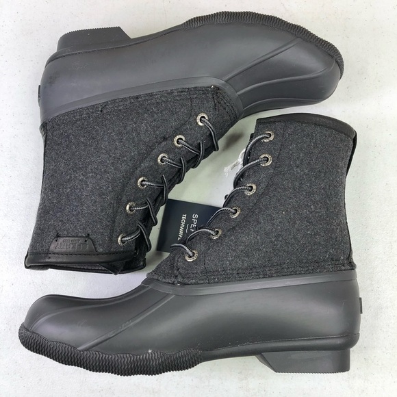 SPERRY Saltwater Wool Grey Duck Boots